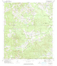 Stronghope Mississippi Historical topographic map, 1:24000 scale, 7.5 X 7.5 Minute, Year 1972