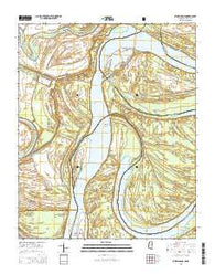Stubbs Island Mississippi Current topographic map, 1:24000 scale, 7.5 X 7.5 Minute, Year 2015