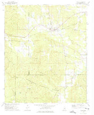 Sturgis Mississippi Historical topographic map, 1:24000 scale, 7.5 X 7.5 Minute, Year 1972