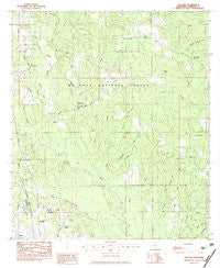 Success Mississippi Historical topographic map, 1:24000 scale, 7.5 X 7.5 Minute, Year 1982