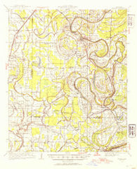 Sumner Mississippi Historical topographic map, 1:62500 scale, 15 X 15 Minute, Year 1931