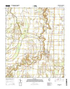 Sunflower Mississippi Current topographic map, 1:24000 scale, 7.5 X 7.5 Minute, Year 2015