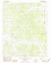 Sweatman Mississippi Historical topographic map, 1:24000 scale, 7.5 X 7.5 Minute, Year 1983