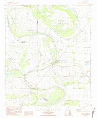 Swiftown Mississippi Historical topographic map, 1:24000 scale, 7.5 X 7.5 Minute, Year 1983