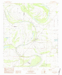 Swiftown Mississippi Historical topographic map, 1:24000 scale, 7.5 X 7.5 Minute, Year 1983