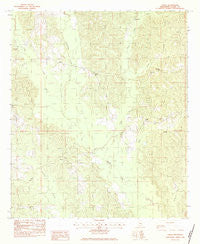 Sykes Mississippi Historical topographic map, 1:24000 scale, 7.5 X 7.5 Minute, Year 1983