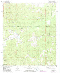 Tamola Mississippi Historical topographic map, 1:24000 scale, 7.5 X 7.5 Minute, Year 1974