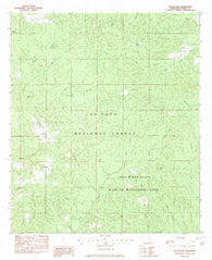 Taylor Hill Mississippi Historical topographic map, 1:24000 scale, 7.5 X 7.5 Minute, Year 1982