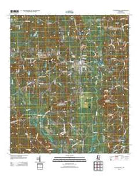 Taylorsville Mississippi Historical topographic map, 1:24000 scale, 7.5 X 7.5 Minute, Year 2012