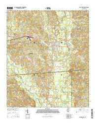 Taylorsville Mississippi Current topographic map, 1:24000 scale, 7.5 X 7.5 Minute, Year 2015