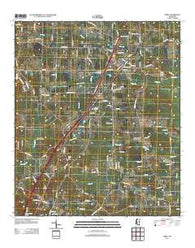 Terry Mississippi Historical topographic map, 1:24000 scale, 7.5 X 7.5 Minute, Year 2012