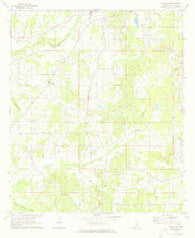Terry NW Mississippi Historical topographic map, 1:24000 scale, 7.5 X 7.5 Minute, Year 1971
