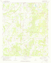 Terry NW Mississippi Historical topographic map, 1:24000 scale, 7.5 X 7.5 Minute, Year 1971