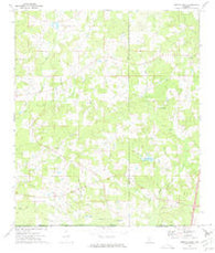 Terrys Creek Mississippi Historical topographic map, 1:24000 scale, 7.5 X 7.5 Minute, Year 1972