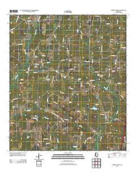 Terrys Creek Mississippi Historical topographic map, 1:24000 scale, 7.5 X 7.5 Minute, Year 2012