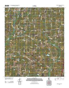 Terrys Creek Mississippi Historical topographic map, 1:24000 scale, 7.5 X 7.5 Minute, Year 2012