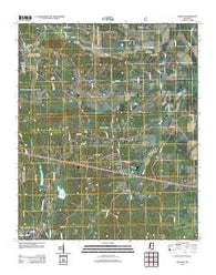 Thaxton Mississippi Historical topographic map, 1:24000 scale, 7.5 X 7.5 Minute, Year 2012
