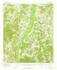 Thomastown Mississippi Historical topographic map, 1:62500 scale, 15 X 15 Minute, Year 1962