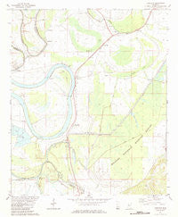 Thornton Mississippi Historical topographic map, 1:24000 scale, 7.5 X 7.5 Minute, Year 1982