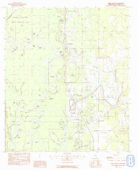 Three Rivers Mississippi Historical topographic map, 1:24000 scale, 7.5 X 7.5 Minute, Year 1982