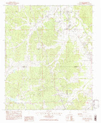 Tie Plant Mississippi Historical topographic map, 1:24000 scale, 7.5 X 7.5 Minute, Year 1983