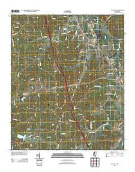 Tie Plant Mississippi Historical topographic map, 1:24000 scale, 7.5 X 7.5 Minute, Year 2012