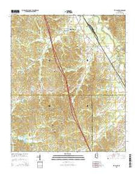 Tie Plant Mississippi Current topographic map, 1:24000 scale, 7.5 X 7.5 Minute, Year 2015
