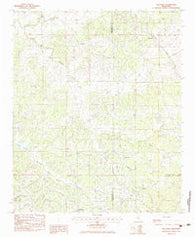 Tillatoba Mississippi Historical topographic map, 1:24000 scale, 7.5 X 7.5 Minute, Year 1983