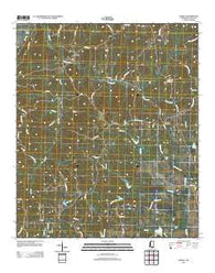 Tinsley Mississippi Historical topographic map, 1:24000 scale, 7.5 X 7.5 Minute, Year 2012