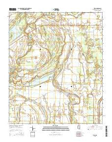 Tippo Mississippi Current topographic map, 1:24000 scale, 7.5 X 7.5 Minute, Year 2015