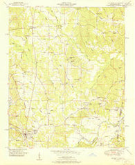 Tishomingo Mississippi Historical topographic map, 1:24000 scale, 7.5 X 7.5 Minute, Year 1951