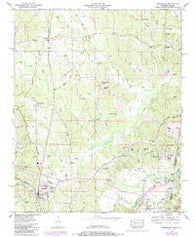 Tishomingo Mississippi Historical topographic map, 1:24000 scale, 7.5 X 7.5 Minute, Year 1950