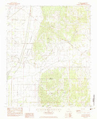 Tocowa Mississippi Historical topographic map, 1:24000 scale, 7.5 X 7.5 Minute, Year 1982