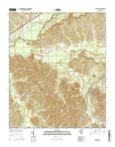 Tomnolen Mississippi Current topographic map, 1:24000 scale, 7.5 X 7.5 Minute, Year 2015