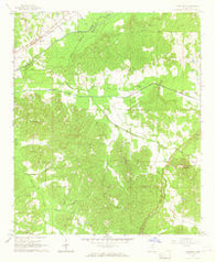 Tomnolen Mississippi Historical topographic map, 1:24000 scale, 7.5 X 7.5 Minute, Year 1966