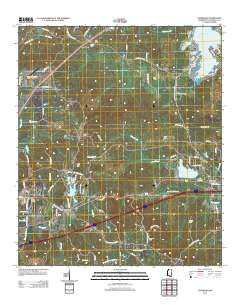 Toomsuba Mississippi Historical topographic map, 1:24000 scale, 7.5 X 7.5 Minute, Year 2012