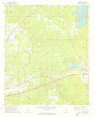 Toomsuba Mississippi Historical topographic map, 1:24000 scale, 7.5 X 7.5 Minute, Year 1971