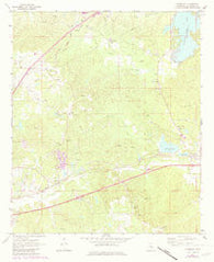 Toomsuba Mississippi Historical topographic map, 1:24000 scale, 7.5 X 7.5 Minute, Year 1971
