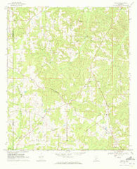 Topeka Mississippi Historical topographic map, 1:24000 scale, 7.5 X 7.5 Minute, Year 1970