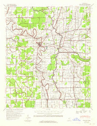 Tralake Mississippi Historical topographic map, 1:62500 scale, 15 X 15 Minute, Year 1939