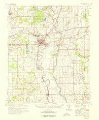 Tralake Mississippi Historical topographic map, 1:62500 scale, 15 X 15 Minute, Year 1969