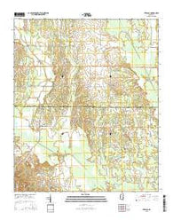 Trebloc Mississippi Current topographic map, 1:24000 scale, 7.5 X 7.5 Minute, Year 2015