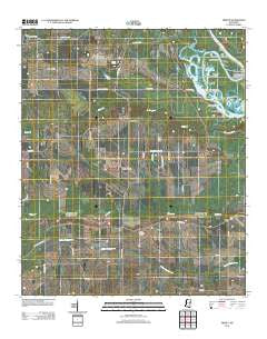 Trinity Mississippi Historical topographic map, 1:24000 scale, 7.5 X 7.5 Minute, Year 2012