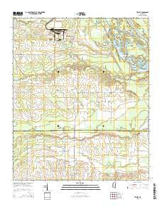 Trinity Mississippi Current topographic map, 1:24000 scale, 7.5 X 7.5 Minute, Year 2015
