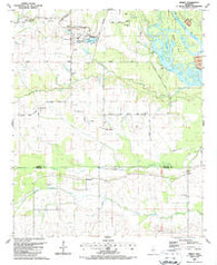 Trinity Mississippi Historical topographic map, 1:24000 scale, 7.5 X 7.5 Minute, Year 1987