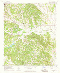 Troy NW Mississippi Historical topographic map, 1:24000 scale, 7.5 X 7.5 Minute, Year 1966
