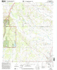 Troy SE Mississippi Historical topographic map, 1:24000 scale, 7.5 X 7.5 Minute, Year 2000