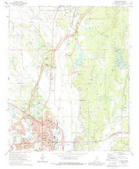 Tupelo Mississippi Historical topographic map, 1:24000 scale, 7.5 X 7.5 Minute, Year 1973