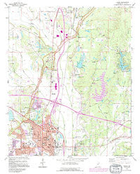 Tupelo Mississippi Historical topographic map, 1:24000 scale, 7.5 X 7.5 Minute, Year 1992