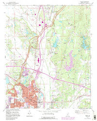 Tupelo Mississippi Historical topographic map, 1:24000 scale, 7.5 X 7.5 Minute, Year 1992